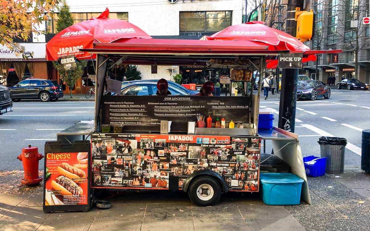 The food cart on my first visit in 2017