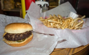 The famous Jucy Lucy Cheeseburger, Matt's Bar, Minneapolis, Minnesota