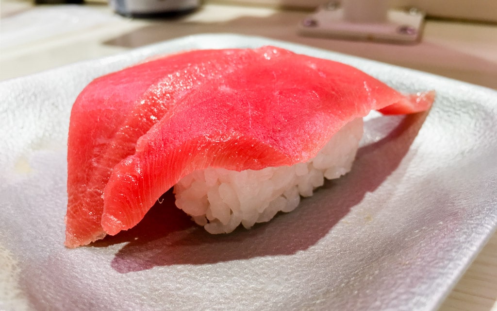 Red Center of Bluefin Tuna, Uobei Shibuya Dogenzaka, Tokyo, Japan