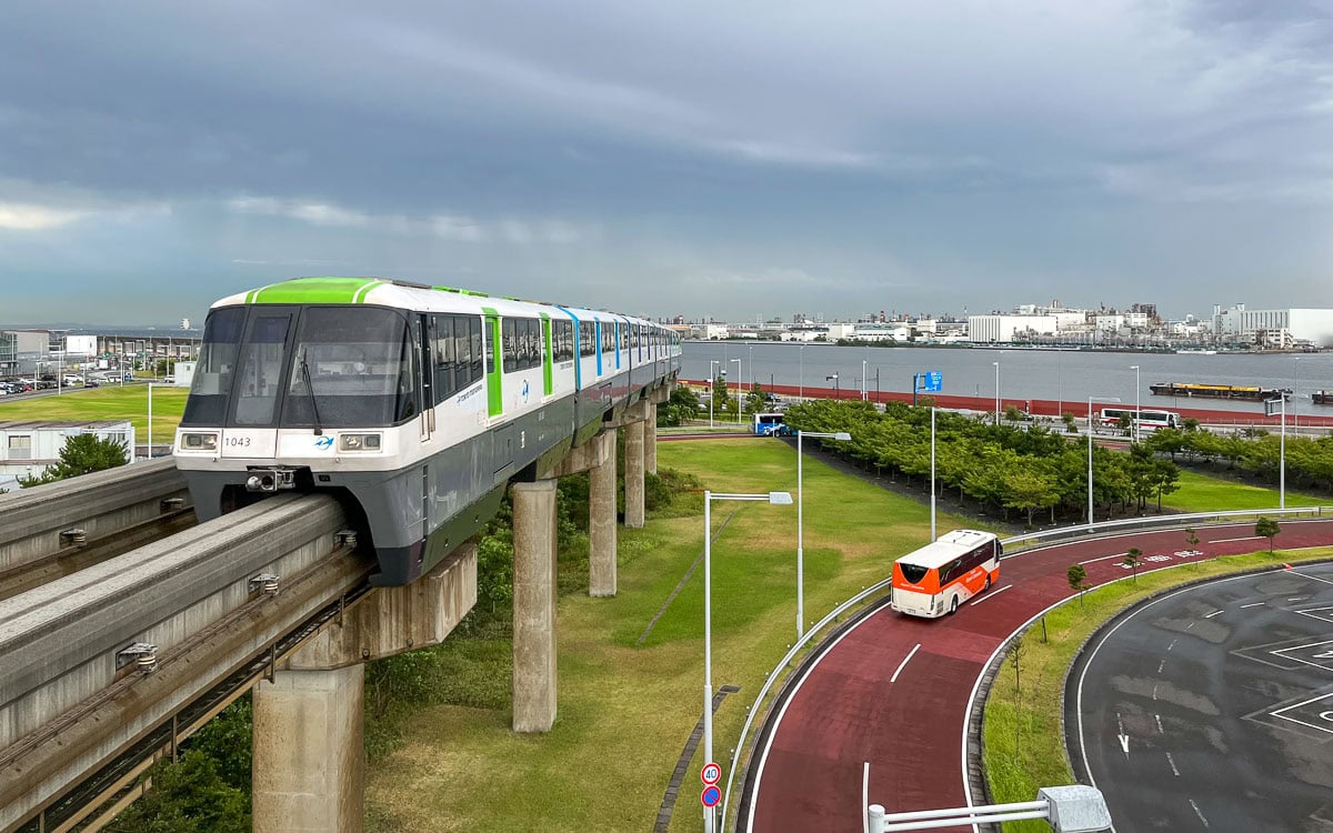 Tokyo Monorail at Haneda Airport