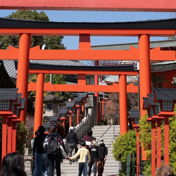 Entrance to the shrine