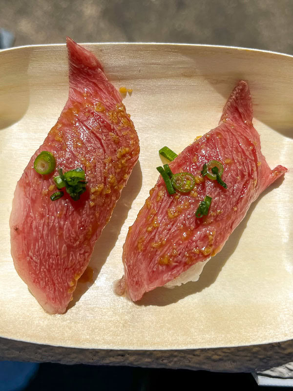 Hida Beef Sushi