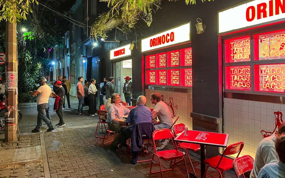 Taqueria Orinoco in Mexico City