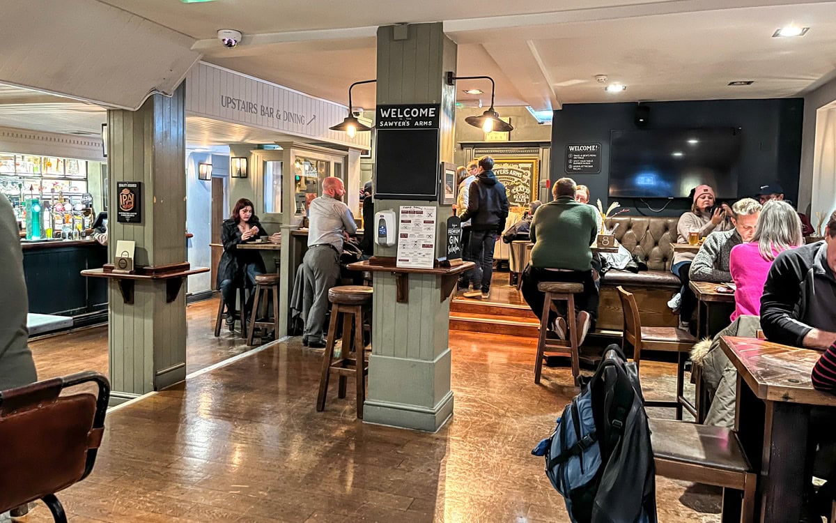 The first floor dining room