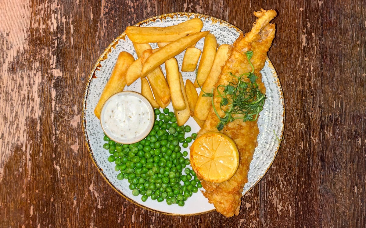 Fish & Chips, Sawyers Arms, London, England