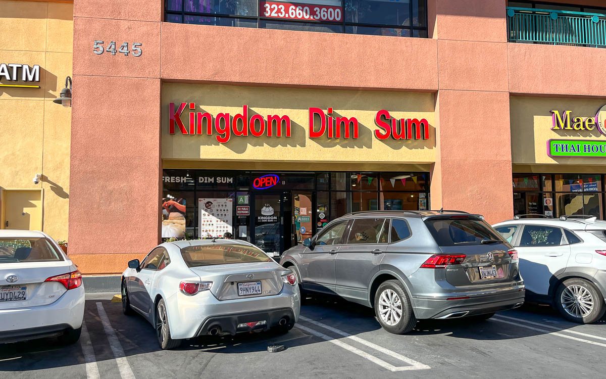 Kingdom Dim Sum in Thai Town near Hollywood in Los Angeles, California