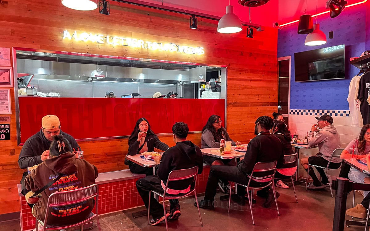 Interior of the restaurant, With Love, Always, Las Vegas, Nevada