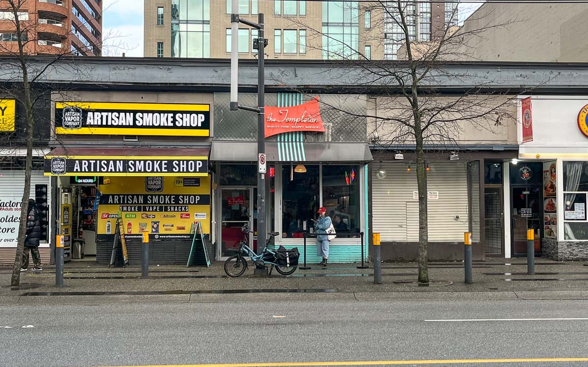 The Templeton, a historic diner on Granville Street in Vancouver, Canada